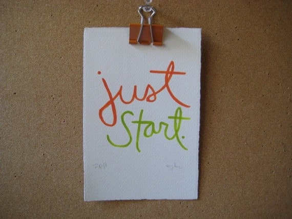 just start original art // no. 17