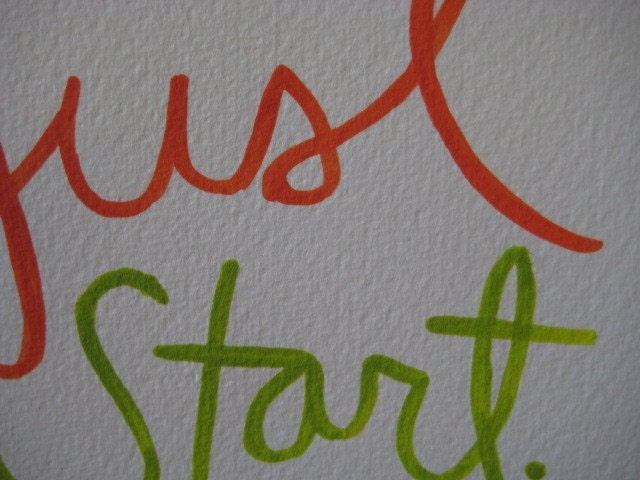 just start original art // no. 17