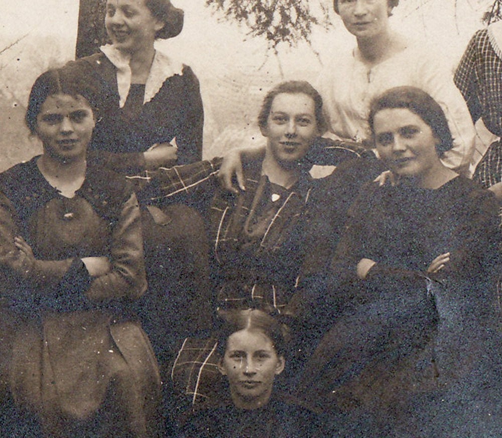 The Girl Gang - Vintage Photograph of young women in some European or Scandinavian country