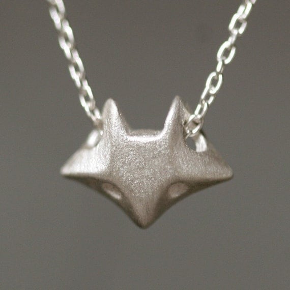 Fox Necklace in Sterling Silver