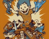 The Best Crash in the Galaxy limited edition screenprinted art