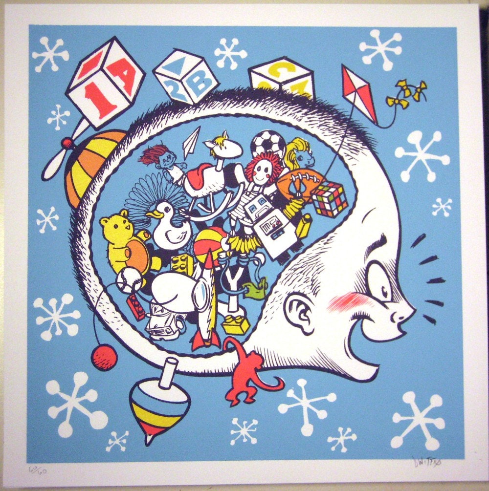 Imagination Buffet limited edition screenprint