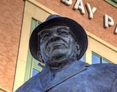 Vince Lombardi - Green Bay Packers, 8x12, Lambeau Field, Super Bowl, Wisconsin - Home Decor
