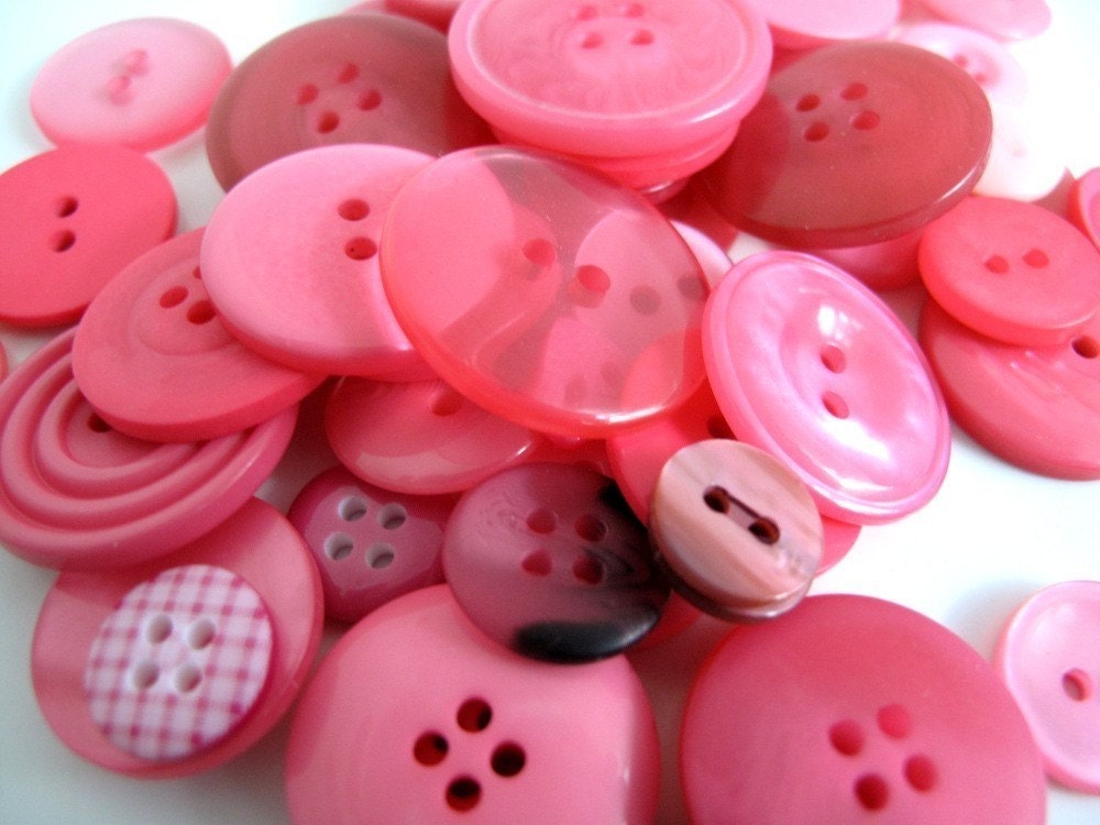 Buttons Passion PINKS - 50g or 2oz