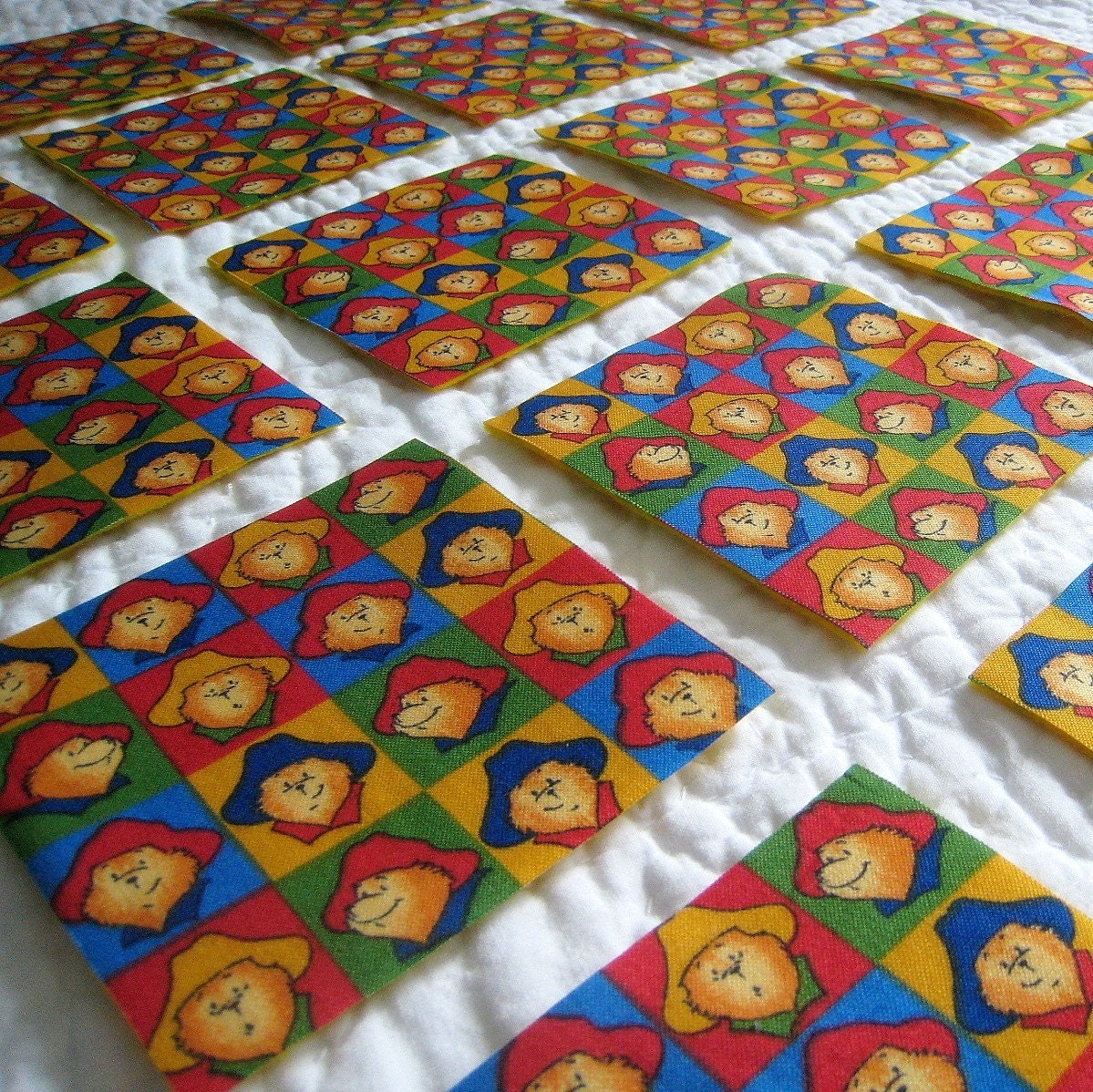 Counting Memory Matching Game - Educational for Children Paddington Bear Numbers