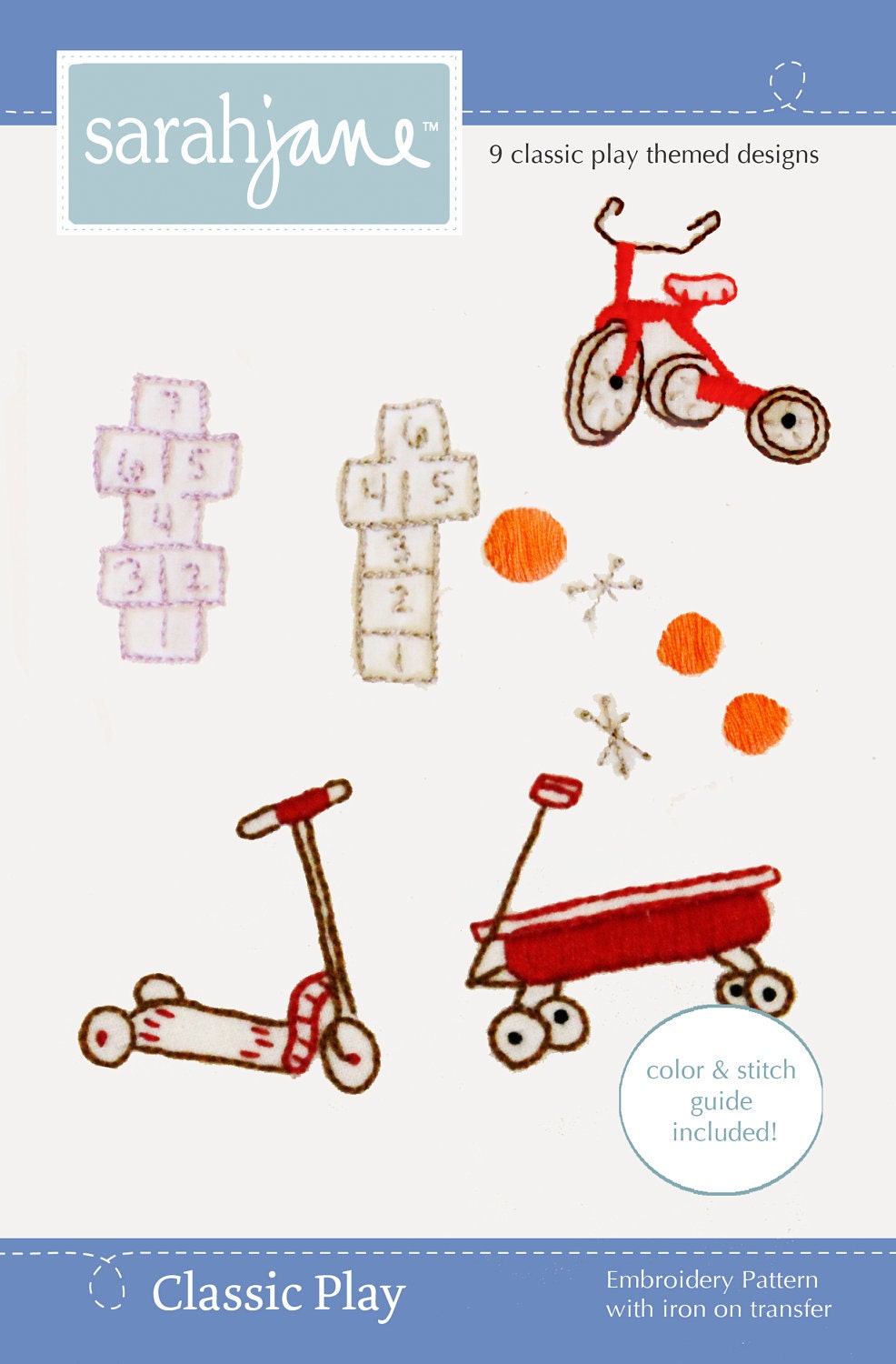 Embroidery Pattern PDF- Classic Play