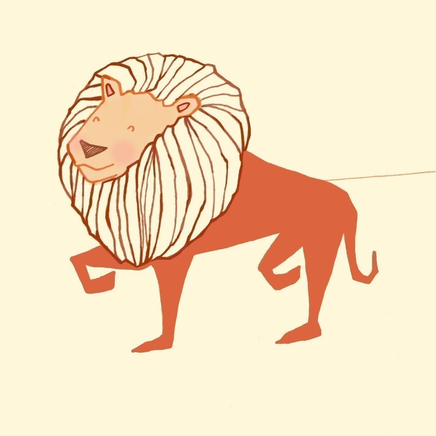 Children's Wall Art Print - Take Me For A Walk (Boy) - 8x10 - Boy Kids Nursery Room Decor