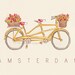 Children's Wall Art Print - Amsterdam - 8x10 - Kids Nursery Room Decor