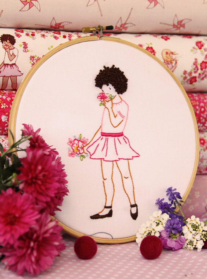 Embroidery Pattern PDF- Summer Flowers