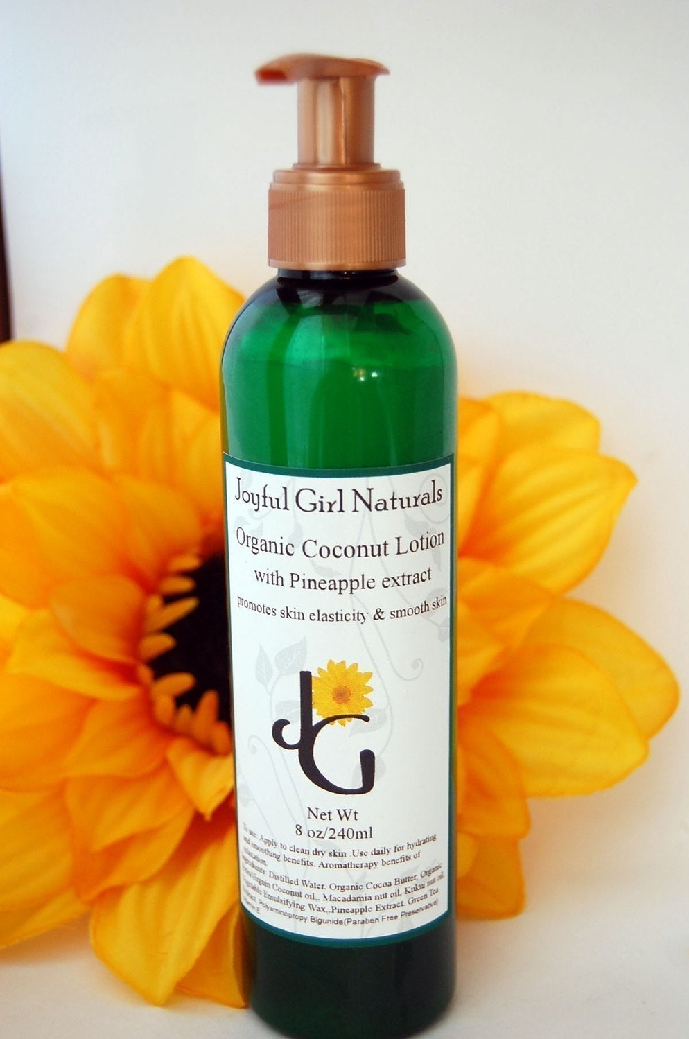 Organic Coconut Lotion with Fruit  Extract & Acai