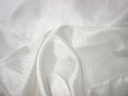 6 Yards White 100% Pure China Silk Fabric Lightweight