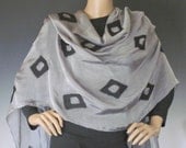 Rough Cut Diamonds Shawl Silver
