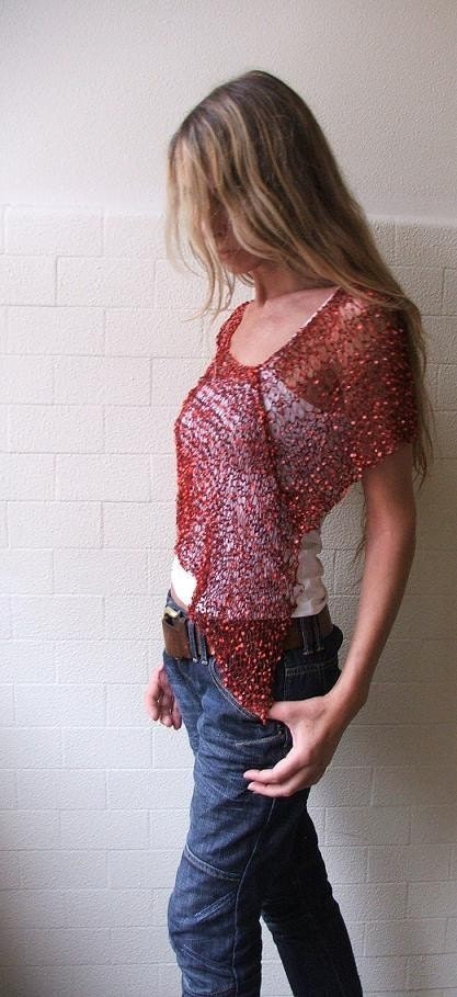 Red/orange  Firefly poncho