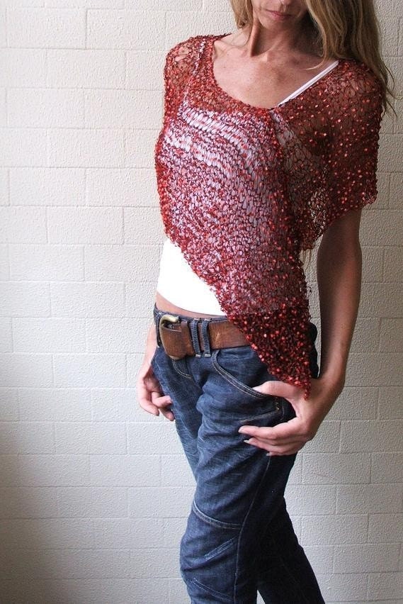 Red/orange  Firefly poncho