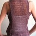 Merino Plum knitted waistcoat Ltd Edition
