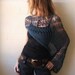 Loose weave teal blue summer cotton shrug LTD EDITION approximately 1 - 2 left in this shade