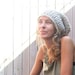 NEW Stone, Neutral, Ecru, coloured Chunky hand knit Hat .