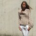 Soft stone beige chunky sweater
