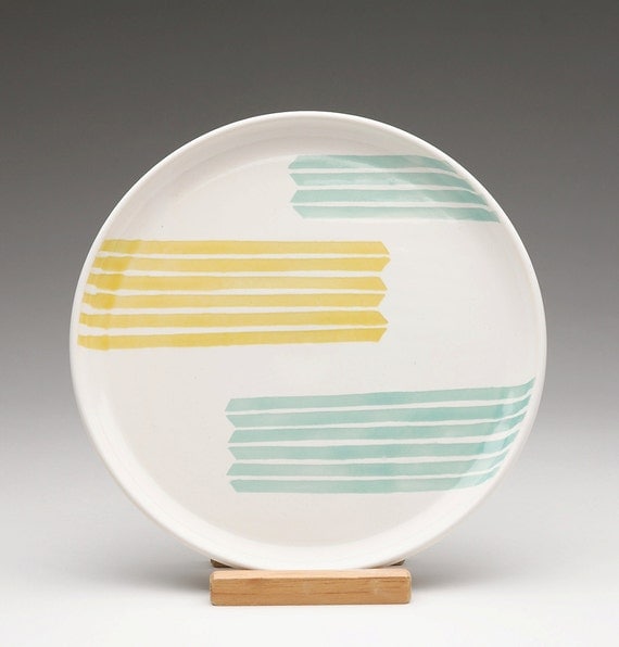 Striped Arrow Plate SALE