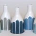 Modern Stripe Bottle Vase