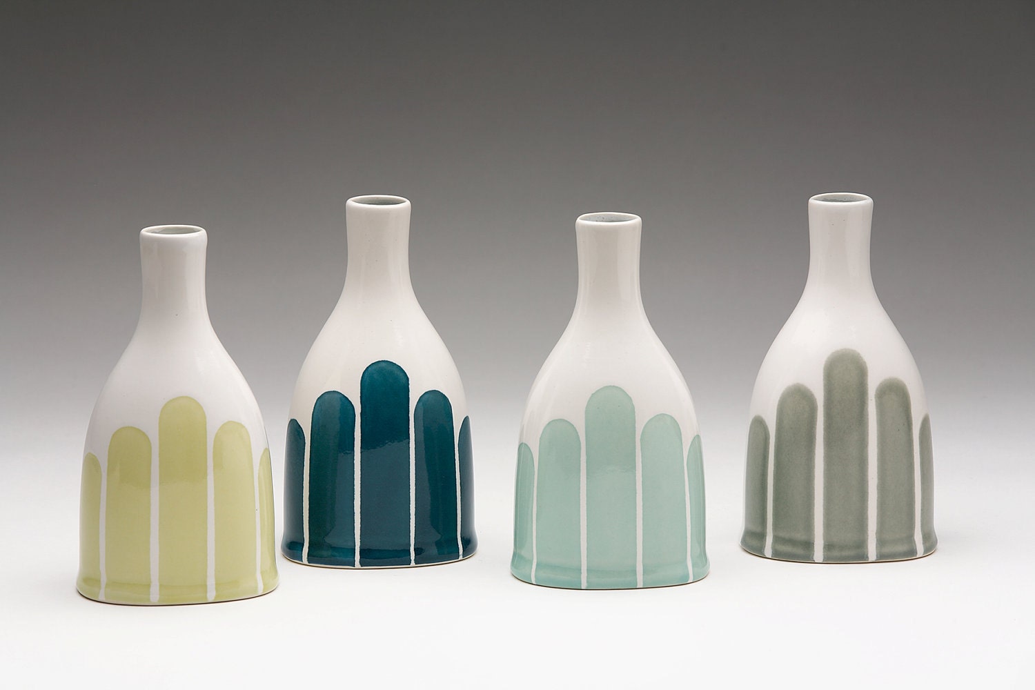 Modern Stripe Bottle Vase