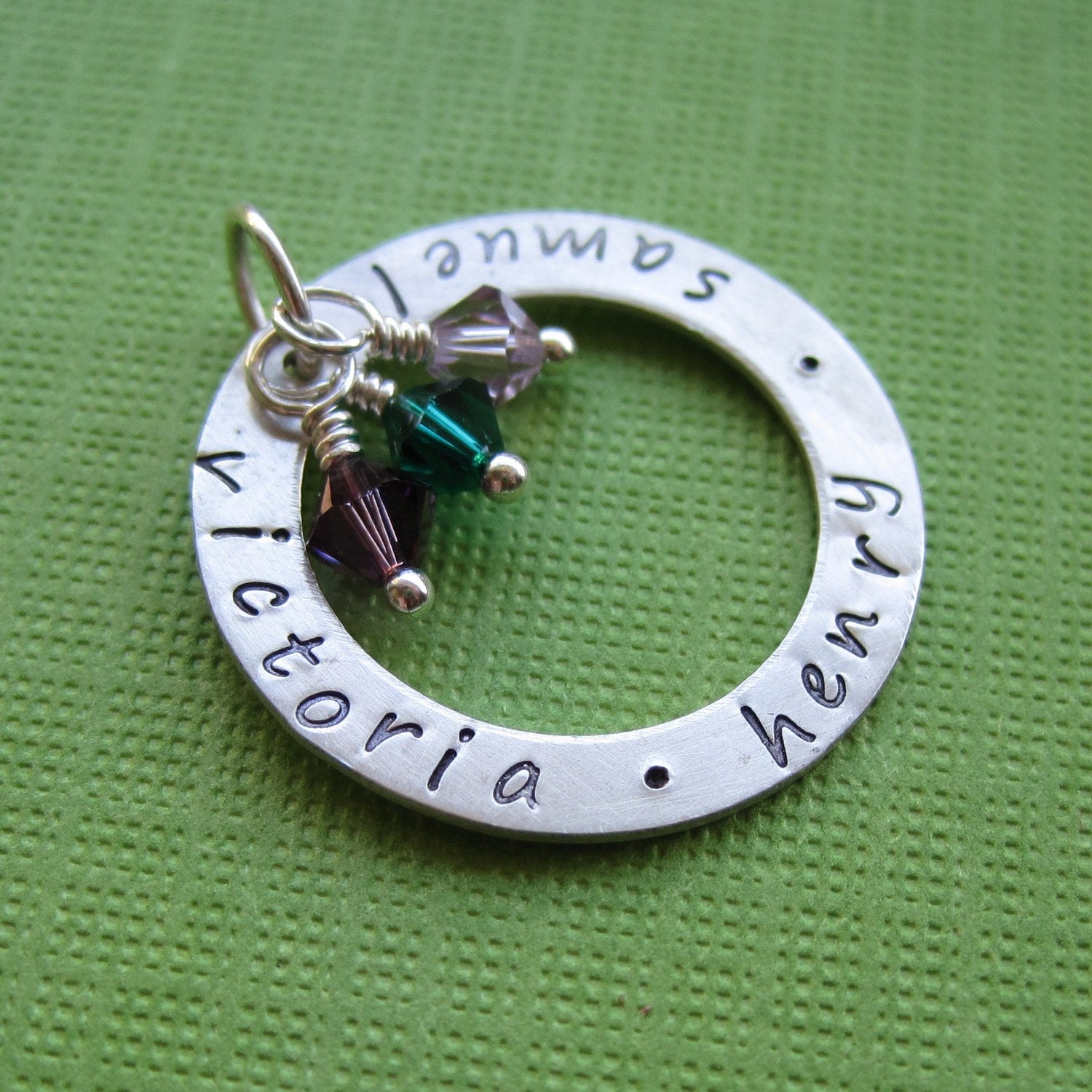 Personalized Washer- Charm Only