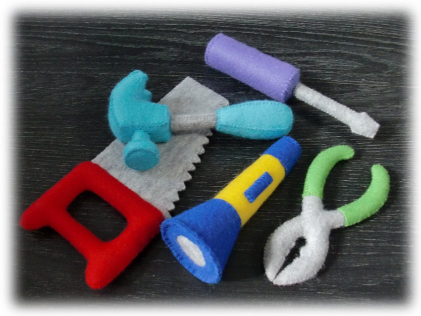 Felt Tools Patterns Set - PDF Ebook Patterns and Instructions via Email