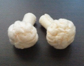 Felt Vegetables IV - Lettuce Cabbage Artichoke Yellow Squash Cauliflower (Patterns and Instructions via Email)