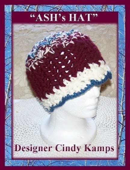 Ashlynn's Winter Hat Crochet Pattern by Cindy Kamps
