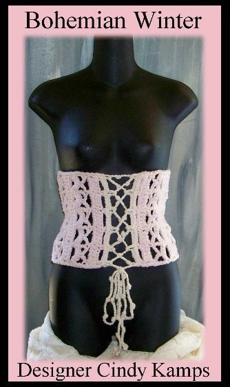 Bohemian Winter CORSET Crochet pattern