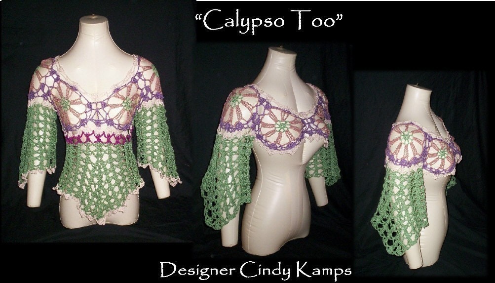 Calypso Crochet Top Pattern Set