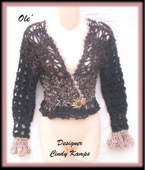 BAROQUE WRAP Jacket Pattern by Cindy Kamps