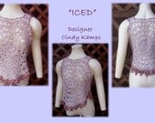 ICED Fringed Tank Top Crochet Pattern by Cindy Kamps