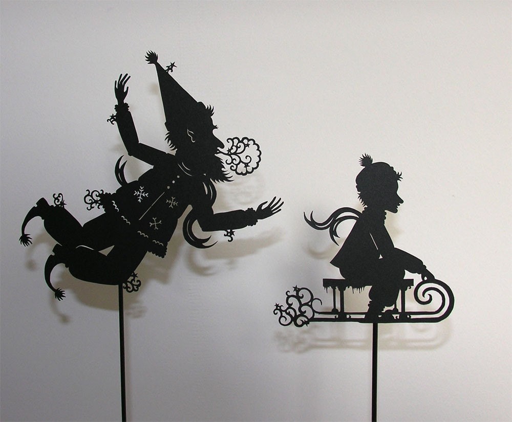 Jack Frost  / Laser-cut Shadow Puppet