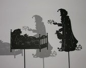The Sandman / Laser cut Shadow Puppets