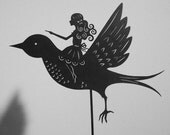 Thumbelina \/ Laser cut Shadow Puppet