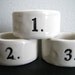 1- 4 napkin rings.