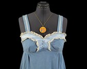 70s vintage sundress M L