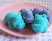 Lavender Hippo Soap Set