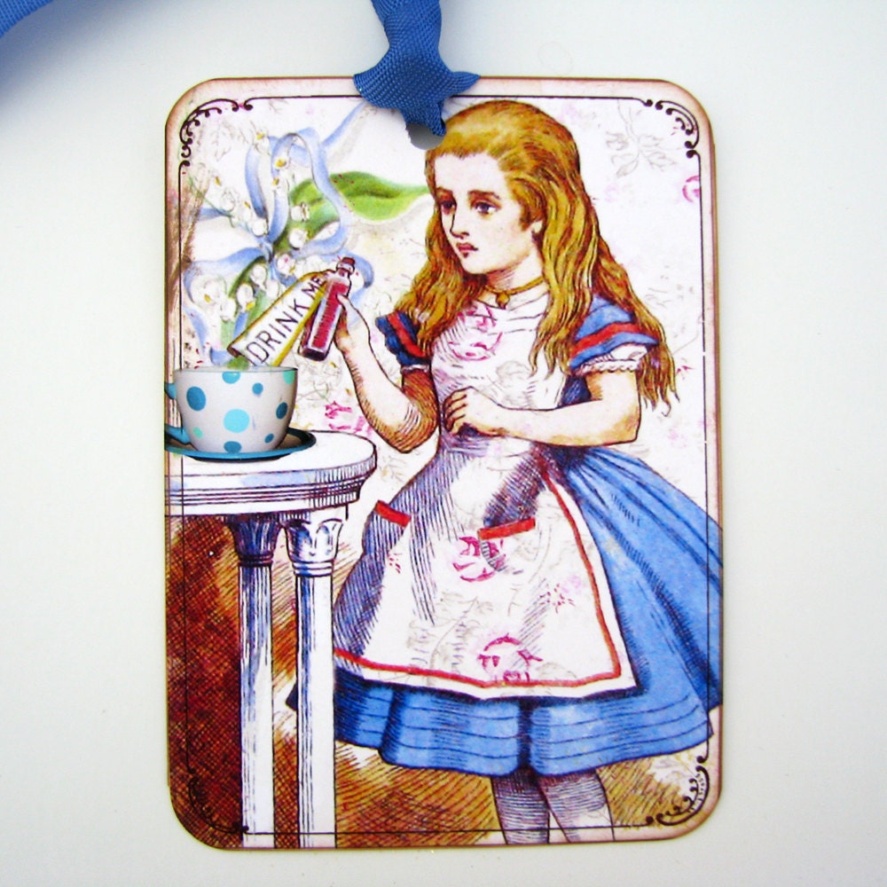 Alice in Wonderland Drink Me Tags