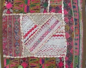 Central Asian Embroidered Pillow Cover