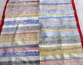Vintage Anatolian Patchwork Throw Rug