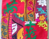Patchwork Suzani Pillow Cover
