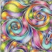 ACEO Reproduction Rainbow Swirls