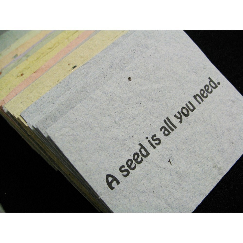 Custom Plantable Cards - Flower or Herb Seeds