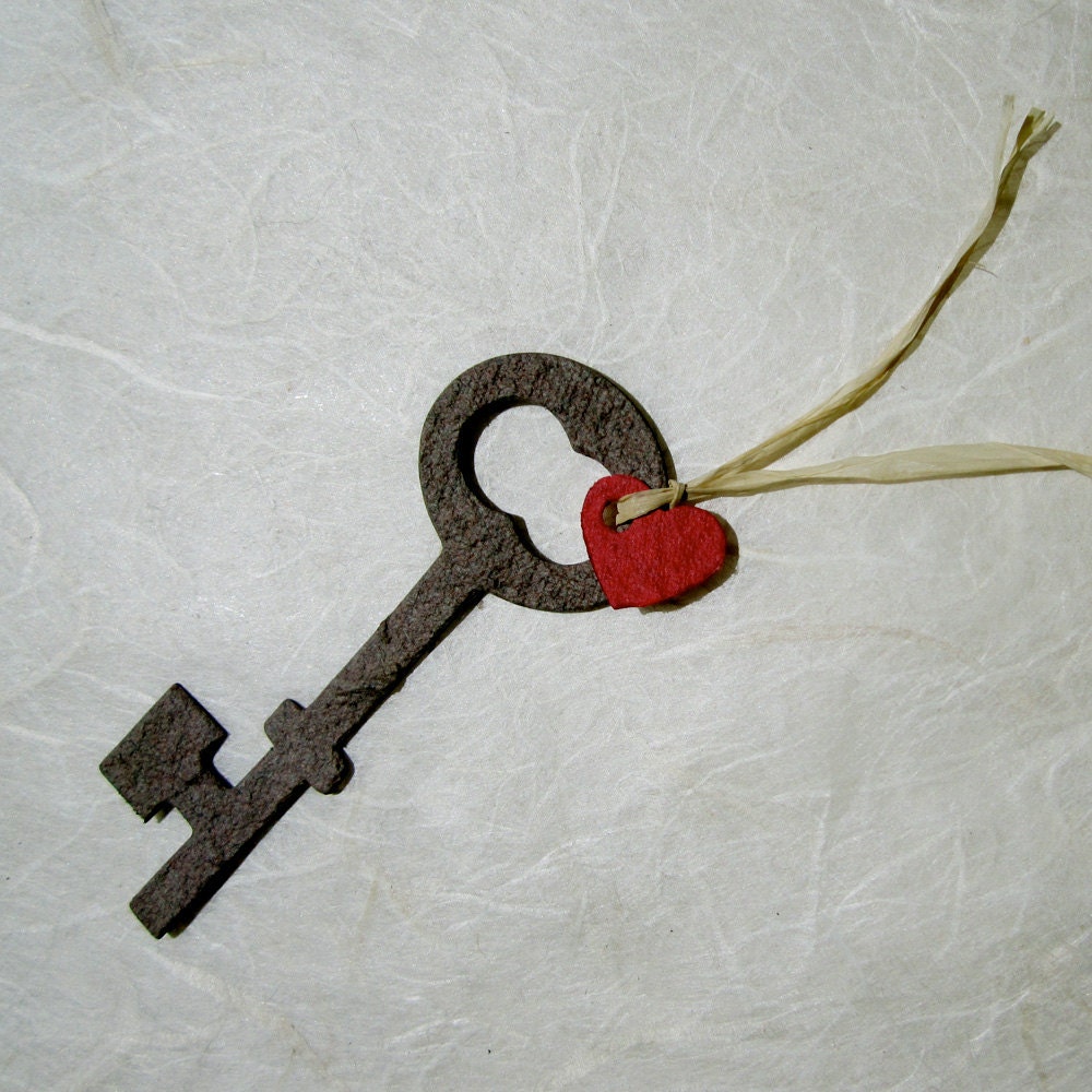 50 Hearts plus Skeleton Key Wedding Favors - Flower Seed - DIY Supplies
