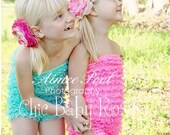The Original Big Girl Lace Petti Romper by Chic Baby Rose in 21 Colors