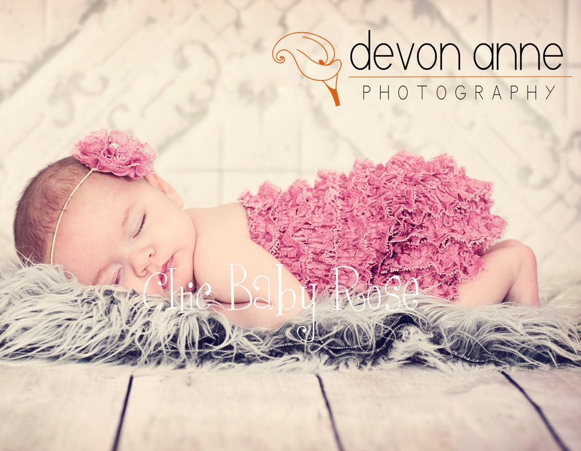 The Original Newborn Petti Romper in 21 Colors by Chic Baby Rose Great Photo Prop