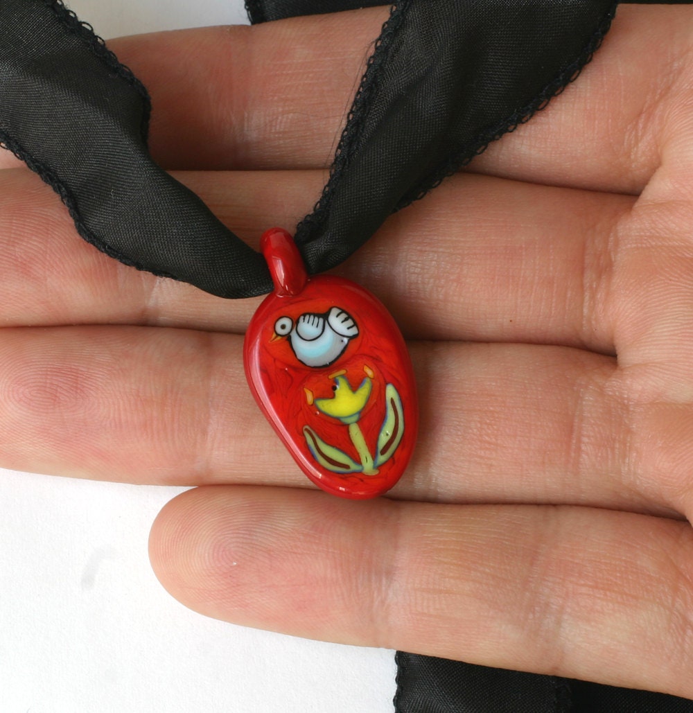 Little Blue Bird Pendant