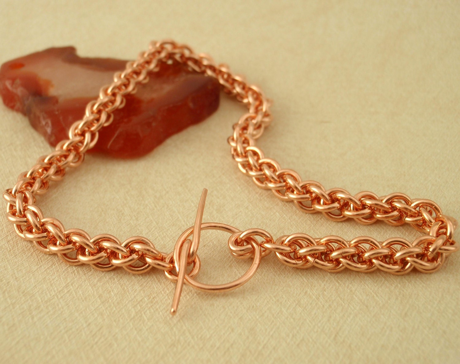 Simple Copper Bracelet - Jens Pind Chainmaille